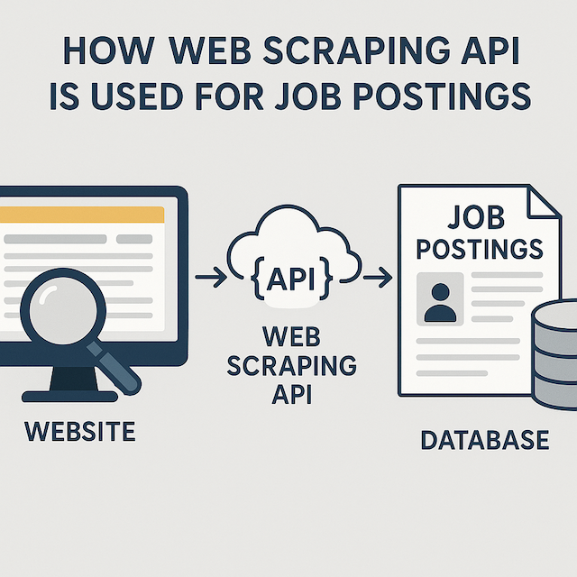 how web scraping api is used for job postings
