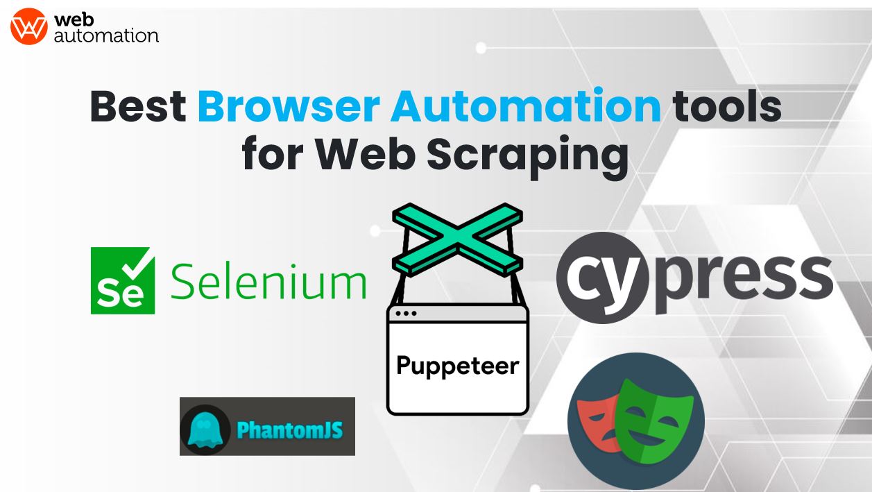 best browser automation tools for web scraping 2022: selenium, playwright, puppeteer